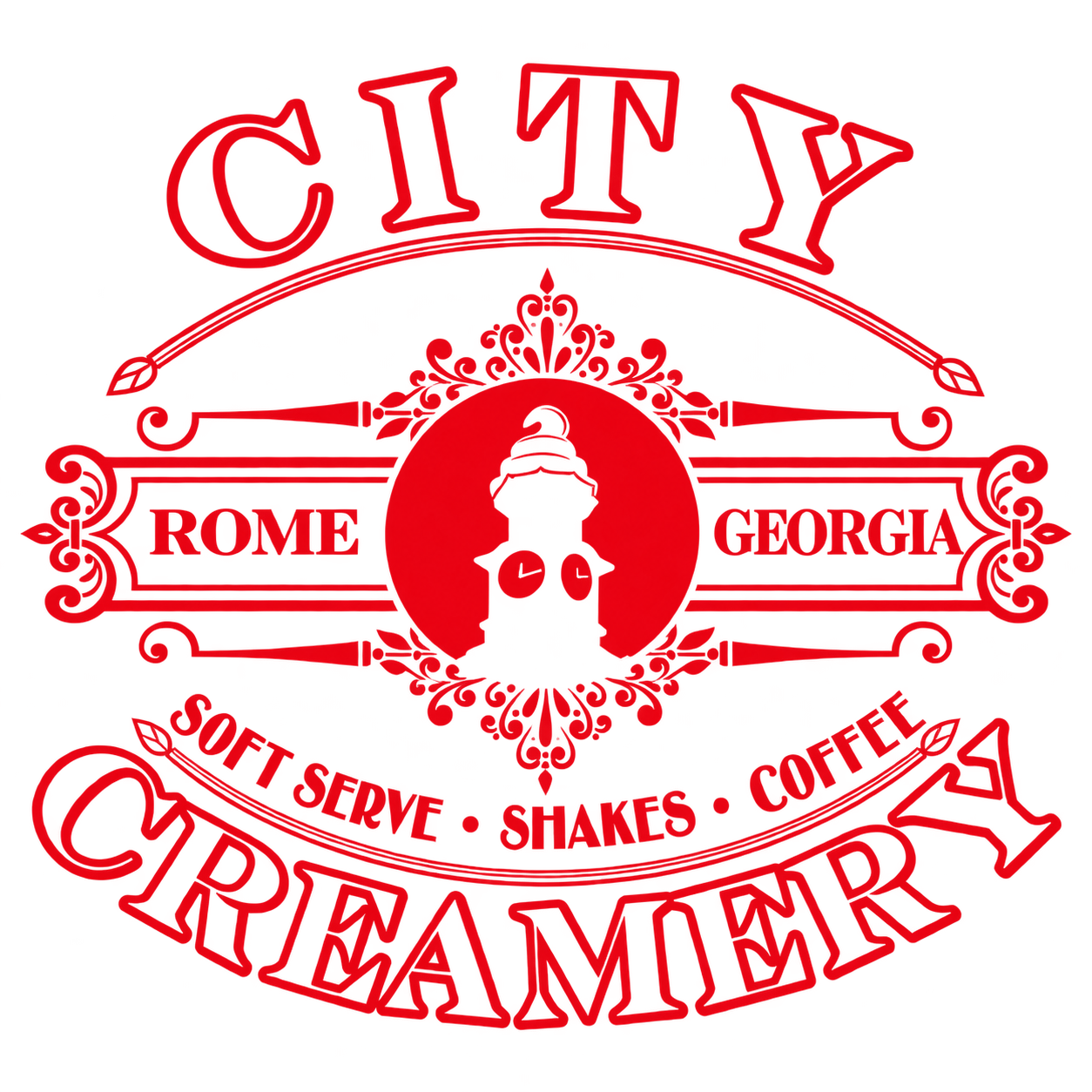 City Creamery in Rome, Georgia