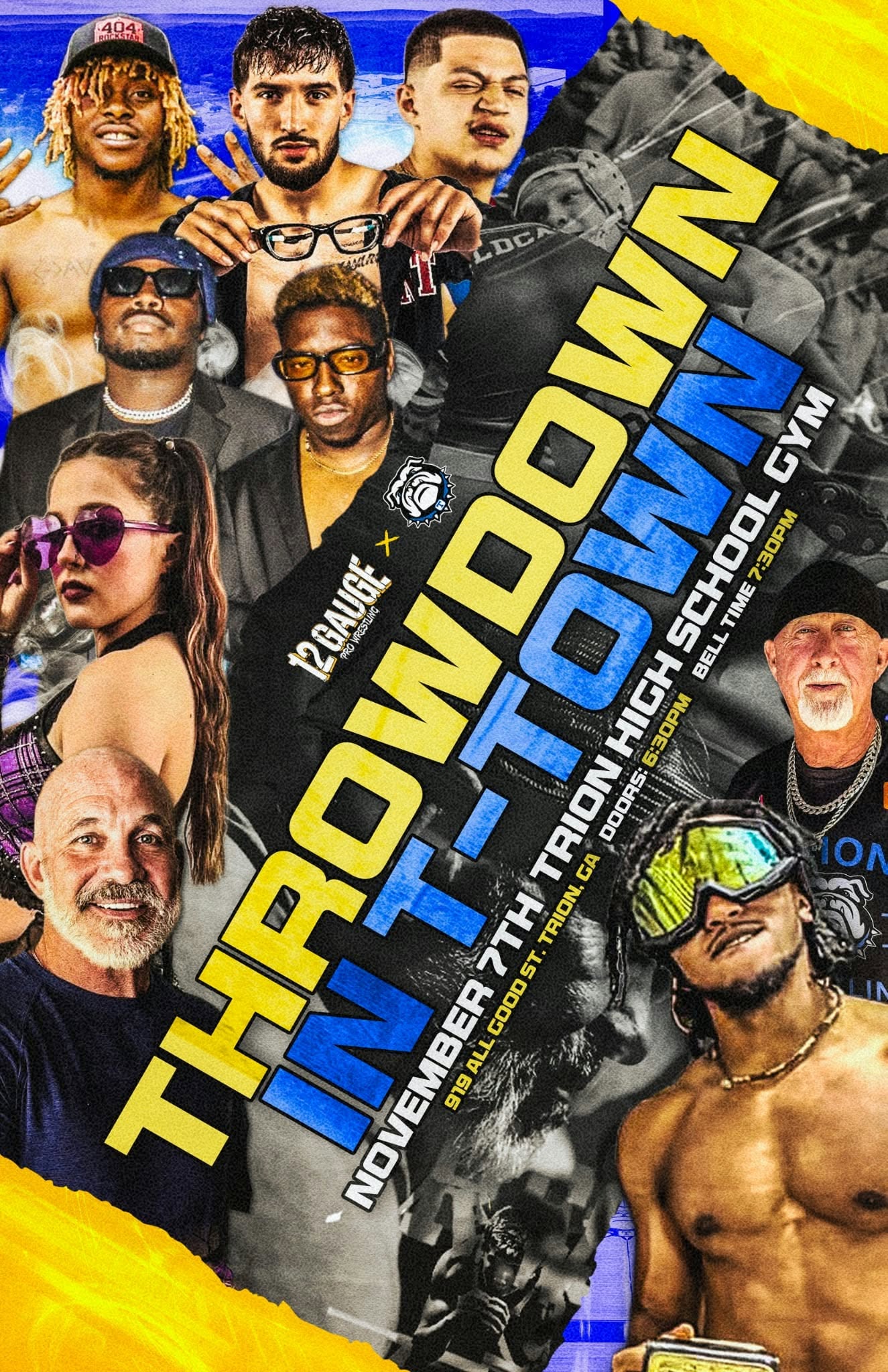 A Throw Down In T-Town event poster